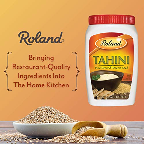 Roland Foods Tahini From Pure Ground Sesame Seed, Specialty Imported Food, 1-Pound Jar #TOP1