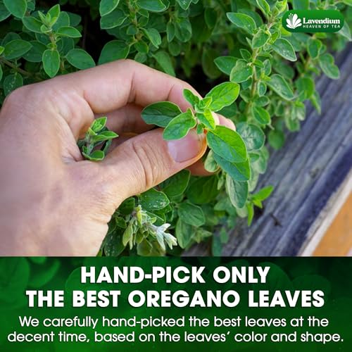 Image of Lavendium, Premium 8oz Dried Oregano Leaves, 100% Natural & Pure Oregano Herb, No Additives or Preservatives, Non-GMO, Plant-Based & Vegan, Perfect for Pizza, Pasta, Marinades & Seasoning