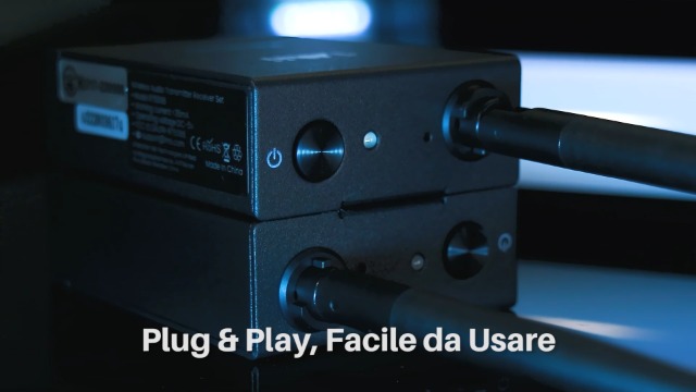 Trasmettitore Ricevitore Audio Wireless 1Mii - 2.4 GHz, Portata 100m, Per TV, Subwoofer E Casse - Foto 8