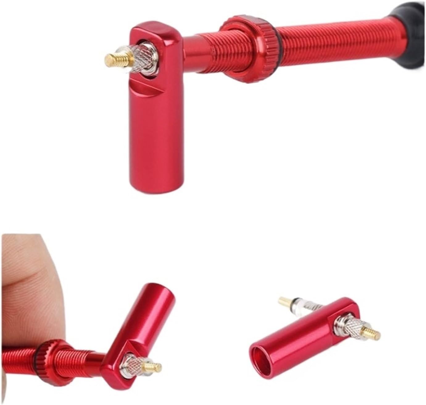 4/8PCS Aluminum Alloy Presta Valve Caps - Tire Wheel Dust Covers & Protectors for Bicycles, Dustproof Bike Accessories(8pcs Gold)