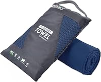 Vista 16 de Toalla de microfibra Rainleaf perfecta para viajes y gimnasio y camping. Secado rápido - Super absorbente - Ultra compacta - Liviana. Adecuada