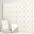 12-Pack Acoustic Panels, 16"x12"x0.4" Large Acoustic Wall Panels, Self-Adhesive Sound Absorbing Panels for Recording Studios & Offices, White+Camel Decorative Acoustic Panels