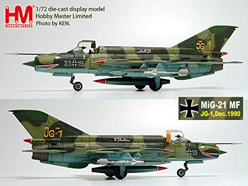 1/72 MiG-21MF ドイツ空軍 JG-1 1990年12月ホビーマスター 1/72 ミグ MiG-21MF ドイツ空軍 JG-1 1990年12月 ［HA0104