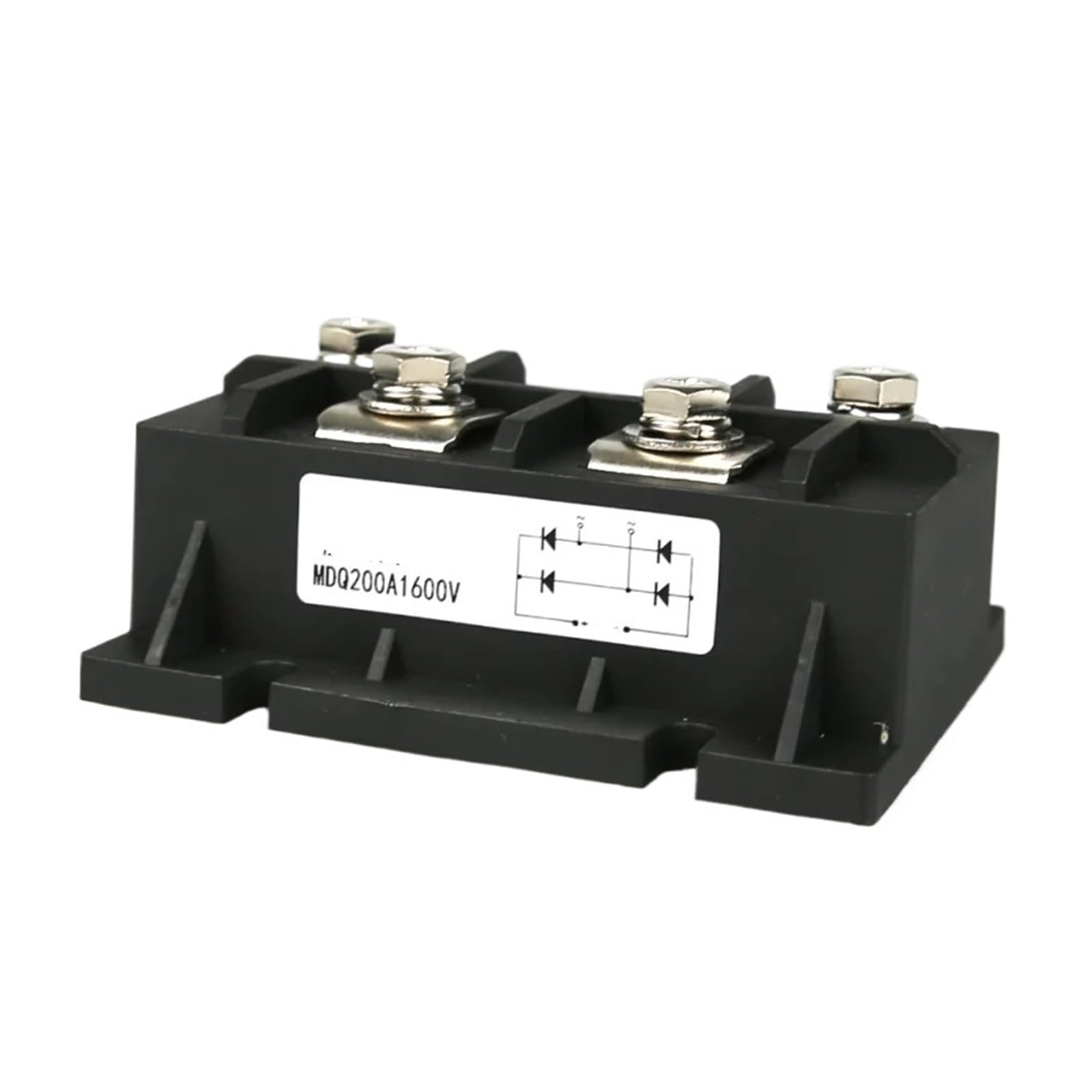 YMUGUEGH 1PCS MDQ200A 3-Phase Diode Bridge Rectifier 200A Amp 1600V Three Phase Bridge Rectifier