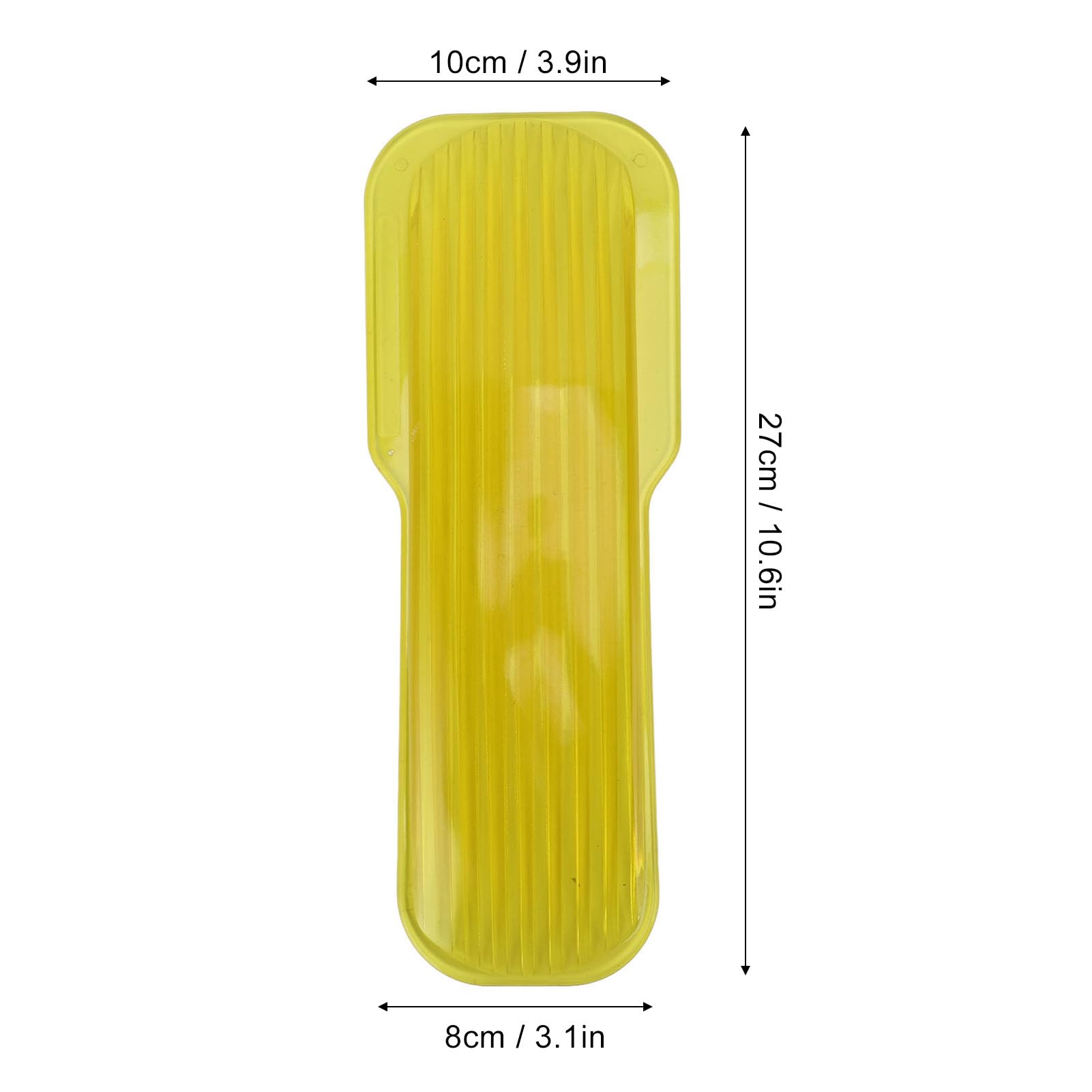 WOHPNLE Ice Skating Turnboard, Stability Training Plastic Figure Skating Turning Training Board Lightweight Ice Skating Practice Tool for Rotational & Turning Exercises (Yellow)