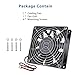 GDSTIME 140mm High Static Pressure Cooling Fan 2-Pin 140x140x38mm DC 12V Ball Bearing for Radiator Heatsink
