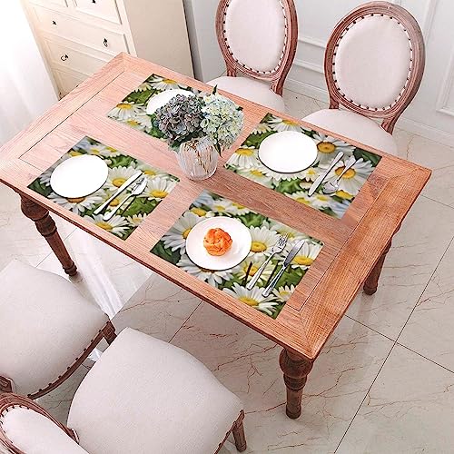 Sets de table imperméables en PVC résistant à la chaleur | Tapis de table isolant durable - 4