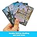 AQUARIUS Bob Ross Playing Cards - Bob Ross Quotes Deck of Cards for Your Favorite Card Games - Officially Licensed Bob Ross Merchandise & Collectibles - Poker Size with Linen Finish