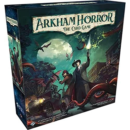 Fantasy Flight Games | Arkham Horror The Card Game: überarbeitetes Kern-Set | Kartenspiel | Alter 14+ | 1 bis 4 Spieler | 60 bis 120 Minuten Spielzeit