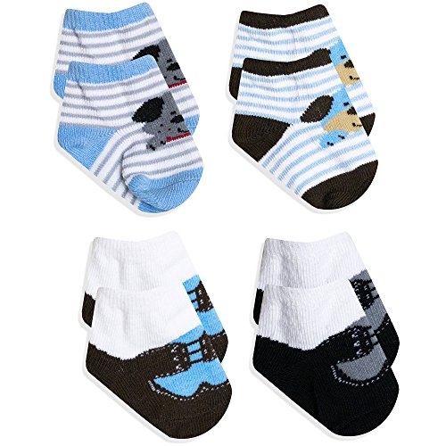 Baby Essentials 4 - pair of socks puppy and strap