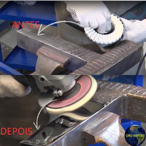 5 Discos Flap Polimento Metal Alumínio Aço Inoxidável Feltro