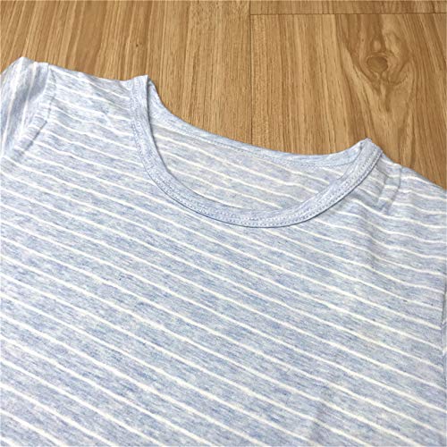 Image of Girl's Stripes Nightgowns Cotton Sleep Shirts Sleepwear Princess Nightdress
