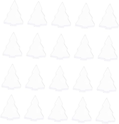 Miniatura 1 de KJHBV 20 piezas de velas de Navidad para decoración de velas de piña, contenedor de plástico para bricolaje, velas de candelita, moldes de velas de