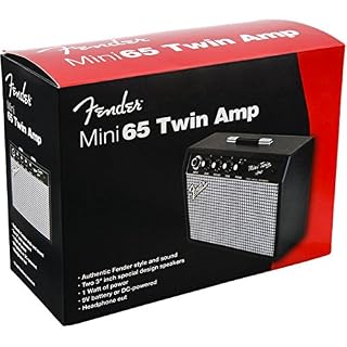 Fender »Mini ’65 Twin Amp« Mini Ampli pour Guitares Électriques 0234812000 - Les Beatles, Paul McCartney, John Lennon, RIngo Starr, George Harrison Fender »Mini '65 Twin Amp« Mini Ampli pour Guitares Électriques 0234812000 – Image 6