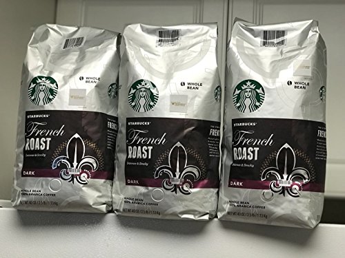 Starbucks Roasted Coffee Bean (French) - Pack of 3 (40 Oz. X 3)