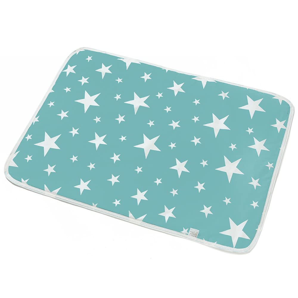 Anttyscar Reusable Dog Training Pads, 1 Pack Washable Puppy Pads, Super Absorbent Waterproof Dog Mat Pee Pads for Dogs, Fast Drying Training Pads for Home, Car, Travel - 60 x 75 cm Blue