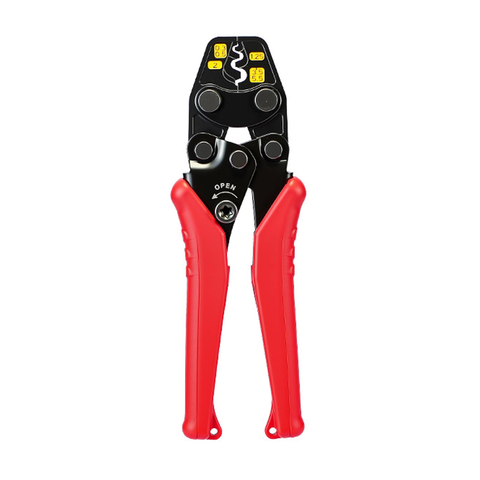 Zbiianxer 0.3 Ergonomic Ratchets Crimping Plier Accuracy Handle Crimper For Secure Electrical Terminals From 0 3Mm² To 5 5Mm² Ratcheting Crimping Tool