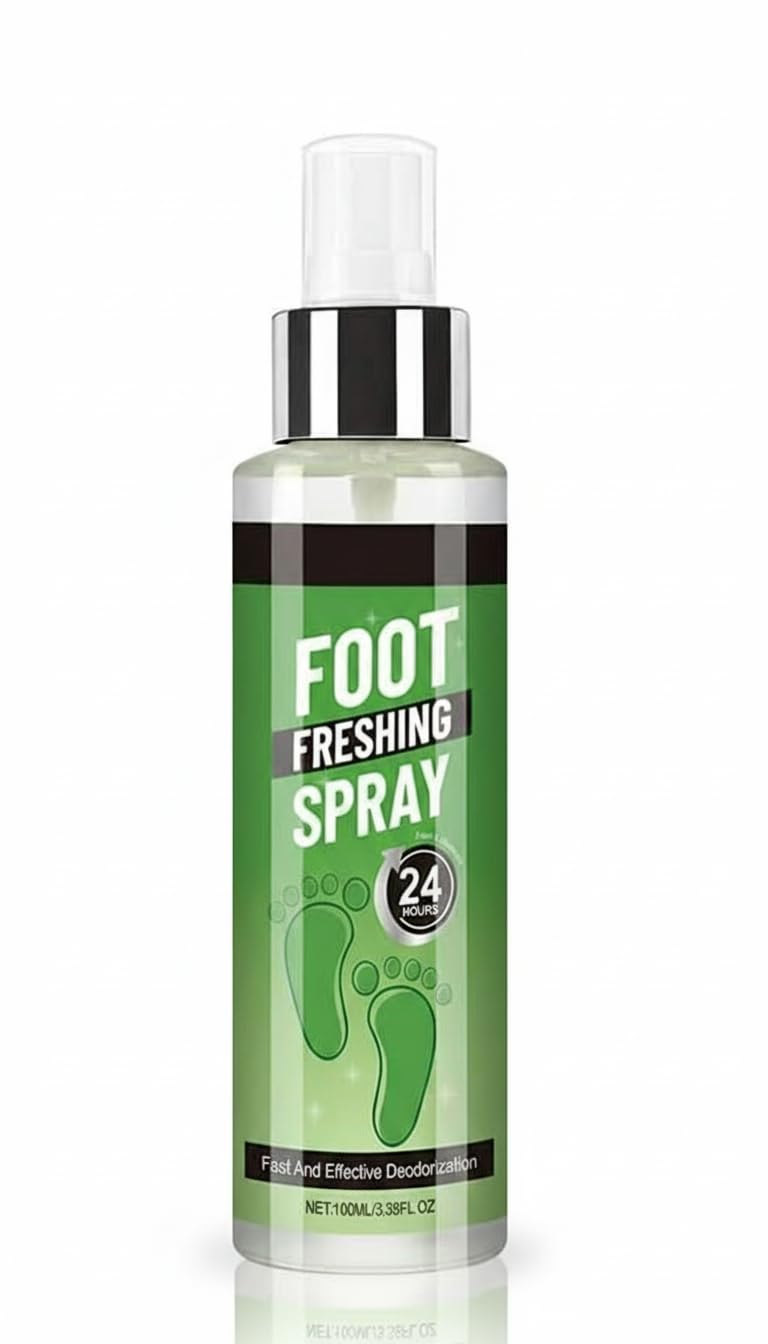 Shoe Deodorizer Spray - Strong Odor Eliminator for Shoes - Natural Mint Freshener with Tea Tree Oil - Effective Solution for Smelly Sneakers