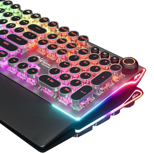 Clavier de jeu RKX108 évitez les fautes de frappe avec l'interrupteur bleu précis