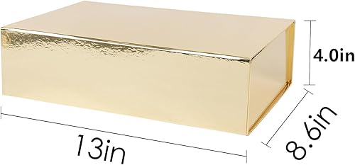 Miniatura 3 de KoKoBin Paquete de 5 cajas de regalo con tapa 14 x 95 x 4 pulgadas caja de regalo magnética caja de propuestas para padrino de boda fiesta de