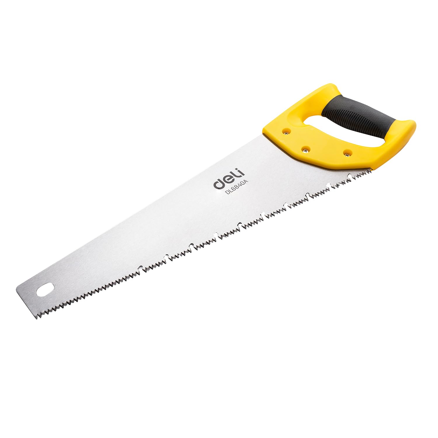 Deli DL6840A 16" Hand Saw 400mm Heavy Duty Pruning Tool with 3 Face Grinding Teeth 65mn Steel Blade & Bi Material ABS Grip Handle Tree Branch Cutter for Professional Garden Wood Work (1Pc, Yellow) (B0D95NSFG8) Amazon Price History, Amazon Price Tracker