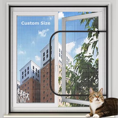 DUOLEH Custom Cat Safety Mesh Protective Mesh Cat Screen Window Net
