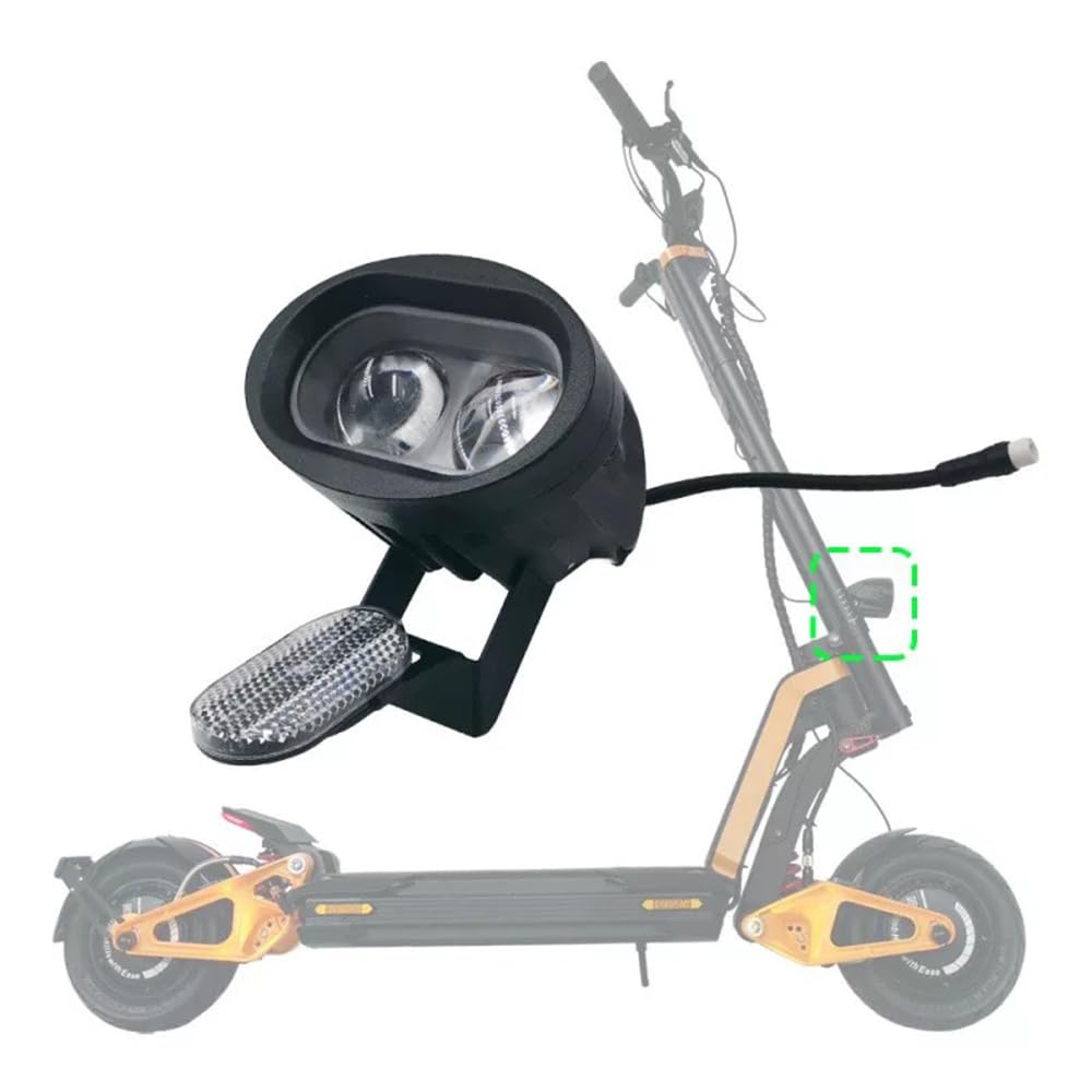 Inmotion RS Phare avant LED pour scooter électrique haute luminosité étanche