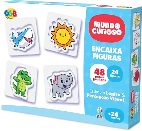GGB Plast Brinquedo Educativo Encaixa Figuras