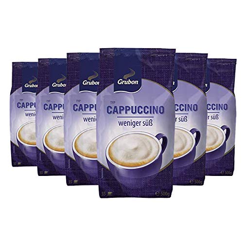 Grubon Schaum-Cappuccino Saccharosefrei, 6 x 500 g = 3 kg Cover