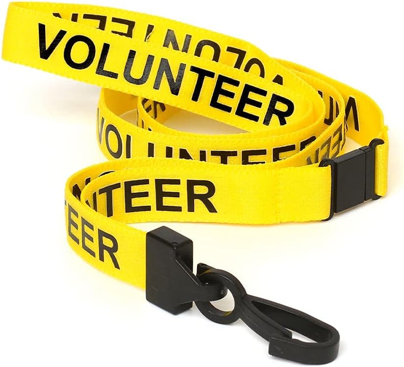 CKB Ltd® 20x Green VISITOR LANYARDS Breakaway Safety Lanyard Neck Strap Swivel Metal Clip for ID Card Holder - Pull Quick Release Design