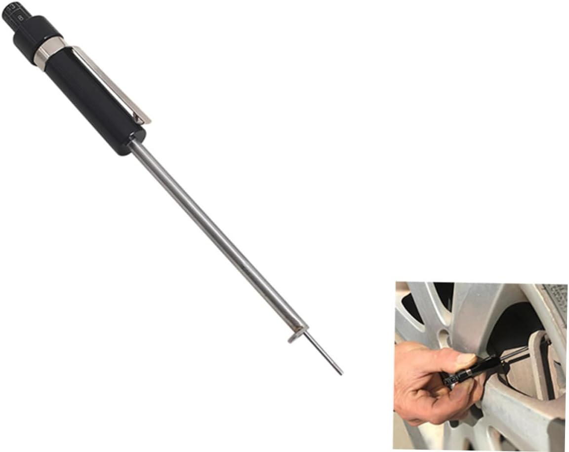 2pcs Brake Pad Detection Pen Gauge Tire Tread Depth Tool for Accurate Measurement and Material Essential Car Maintenance Tool for Driving
