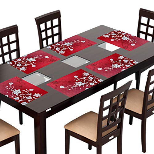 KANUSHI Industries® PVC Plats Mats for Dining Table(TAB-MATS-06-M-25)