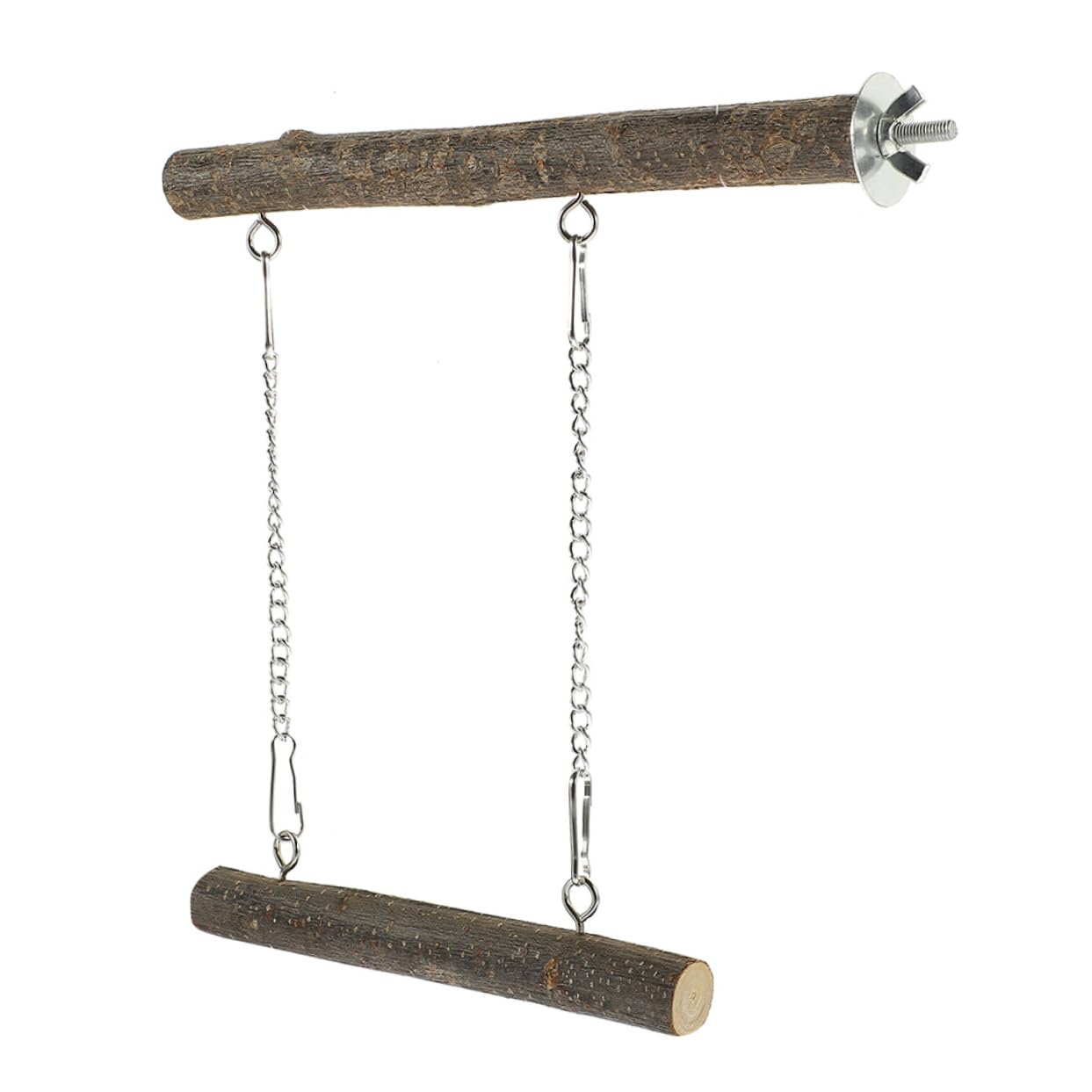 BESPORTBLE 5ensembles Perchoir pour Oiseaux Balancelle pour Perruches Et Perroquets Jouet Naturel Activité Support De pour Cage à Oiseaux Accessoire De pour Petits