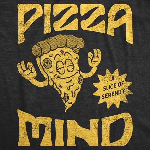 Mens Funny T Shirts Pizza Mind Sarcastic Food Graphic Tee for Men2