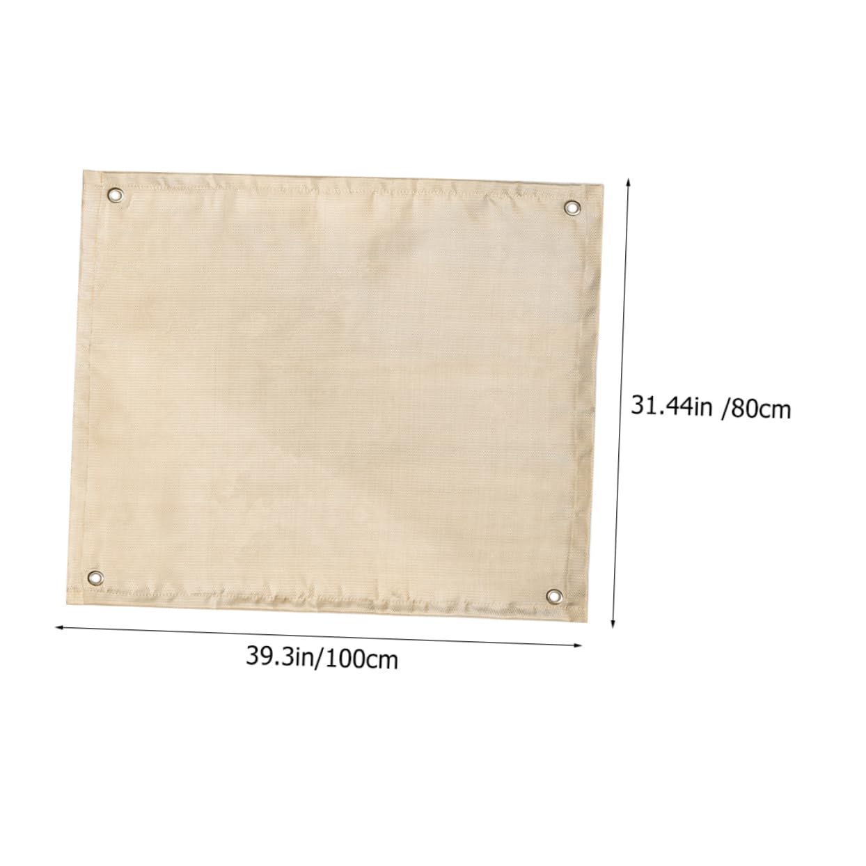 BESTonZON Manta Ignífuga de Material Reforzado Resistente para Patio y Cocina, Alfombra Protectora contra Fuego y Humedad Adecuada para Camping y Exteriores