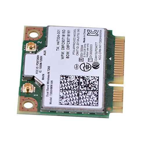 Placa de rede Mini PCI-E 2.4G/5G de dupla frequência - Adaptador 802.11a/b/g/n baseado em padrões IE