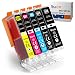 Produktbild Jhaan 5 Pack 550XL 551XL Tintenpatronen Kompatibel mit Canon PGI-550 CLI-551 XL für Canon Pixma IP7250, MX925, MX725, MG5550, MG5650, MG5450, MG7550, MG6650, MG6350, MG6450, MG7150, IP8750, IX6850