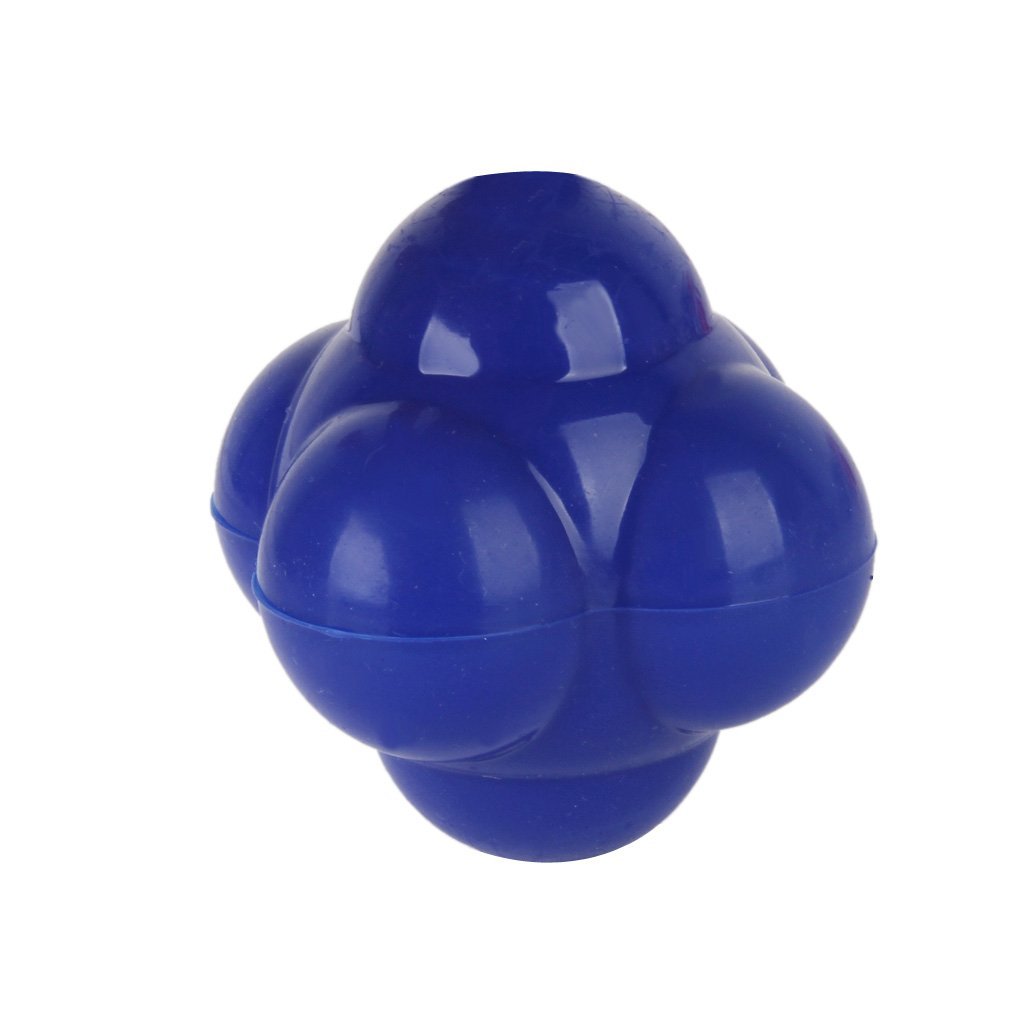 CONGGE CUTICATE Reaction Balls Set of 2 - Soccer Baseball Softball Trainer for Improve Your Skills, Ball Control, Speed & Accuracy, Fitness Exercise Massager Blue+Red