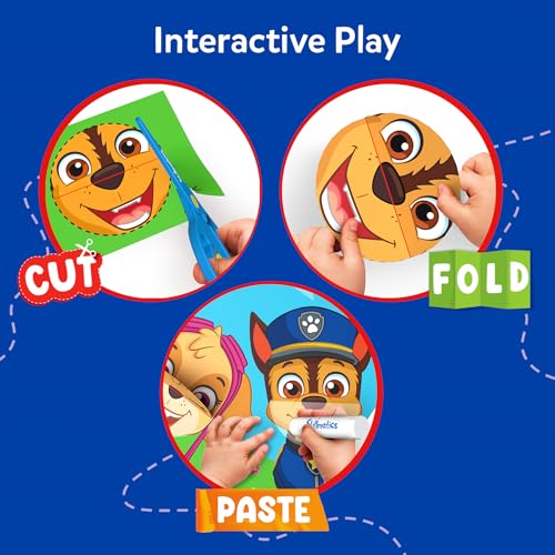Image of Skillmatics Snip Snip PAW Patrol, Scissor Skills, Felt Craft, Gift for Kids | Cutting Activity Book for Preschool, Safety Scissors, Fine Motor Skills, Screen-Free, Learning Toy, Toddlers, Ages 3, 4, 5