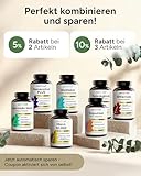 120 Johanniskraut Kapseln hochdosiert - 1000mg Johanniskraut-Extrakt mit GABA & L-Tryptophan - pflanzlicher Stimmungsaufheller hochdosiert - Stimmungszauber - 3 Monatsvorrat