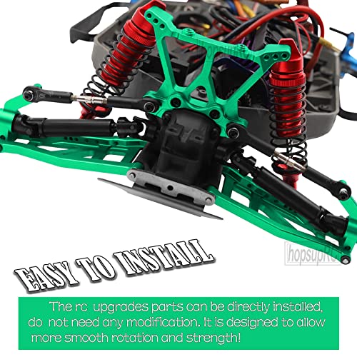 Image of Alloy Shock Tower Upgrades for 1 /10 Traxxas Slash 4x4 VXL /Stampede 4x4 VX,Front Rear Shock Mounts Hops Up,Replaces 6838 6839,Green