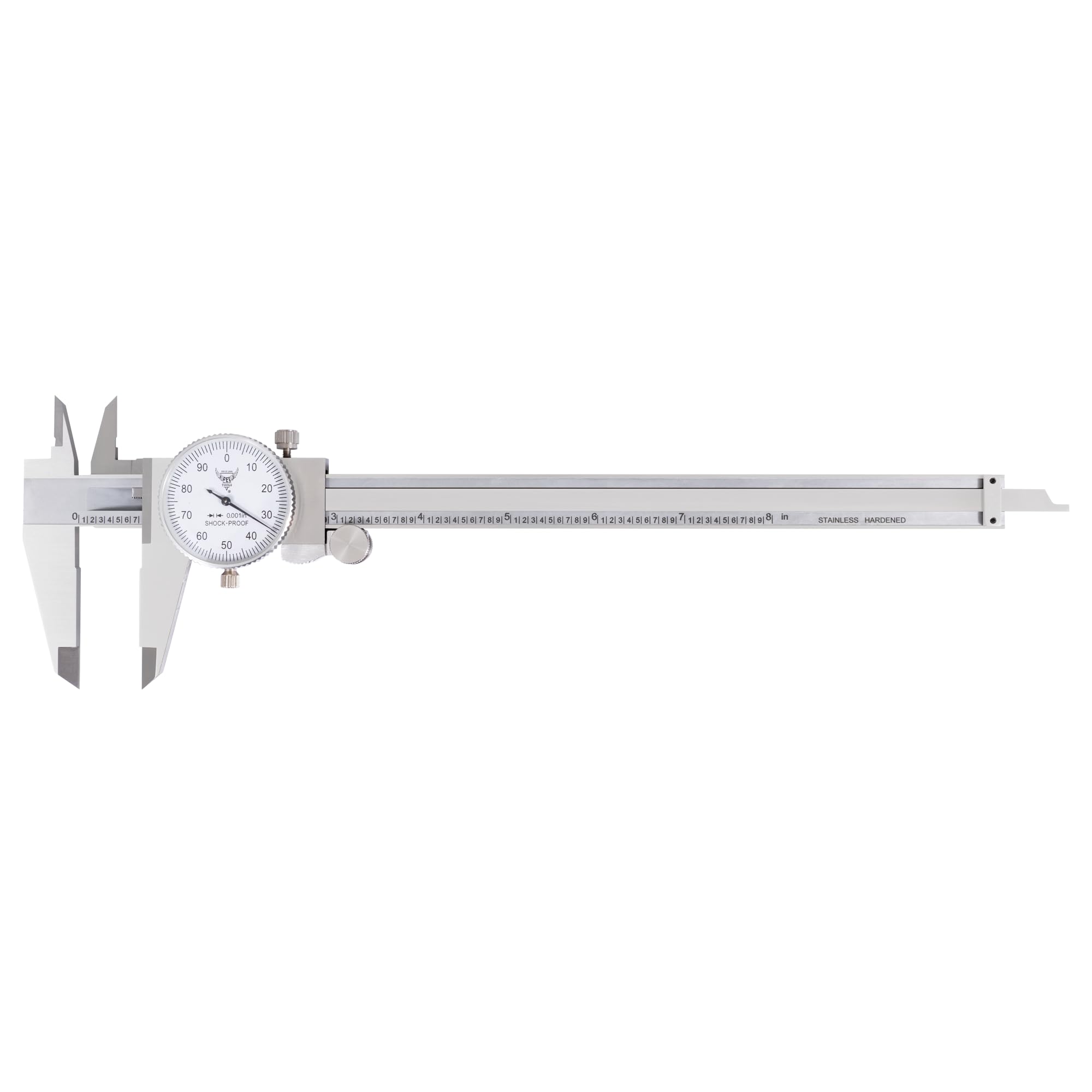 PEC Dial Caliper - 0-6 Inch Stainless Steel -12 PEC Dial Caliper - 0-6 Inch Stainless Steel -12
