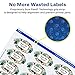 Avery Matte White Oval Labels with Sure Feed, 1