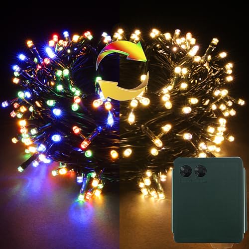 Guirlande lumineuse LED autonome pour décorer sans prise électrique de secteur
