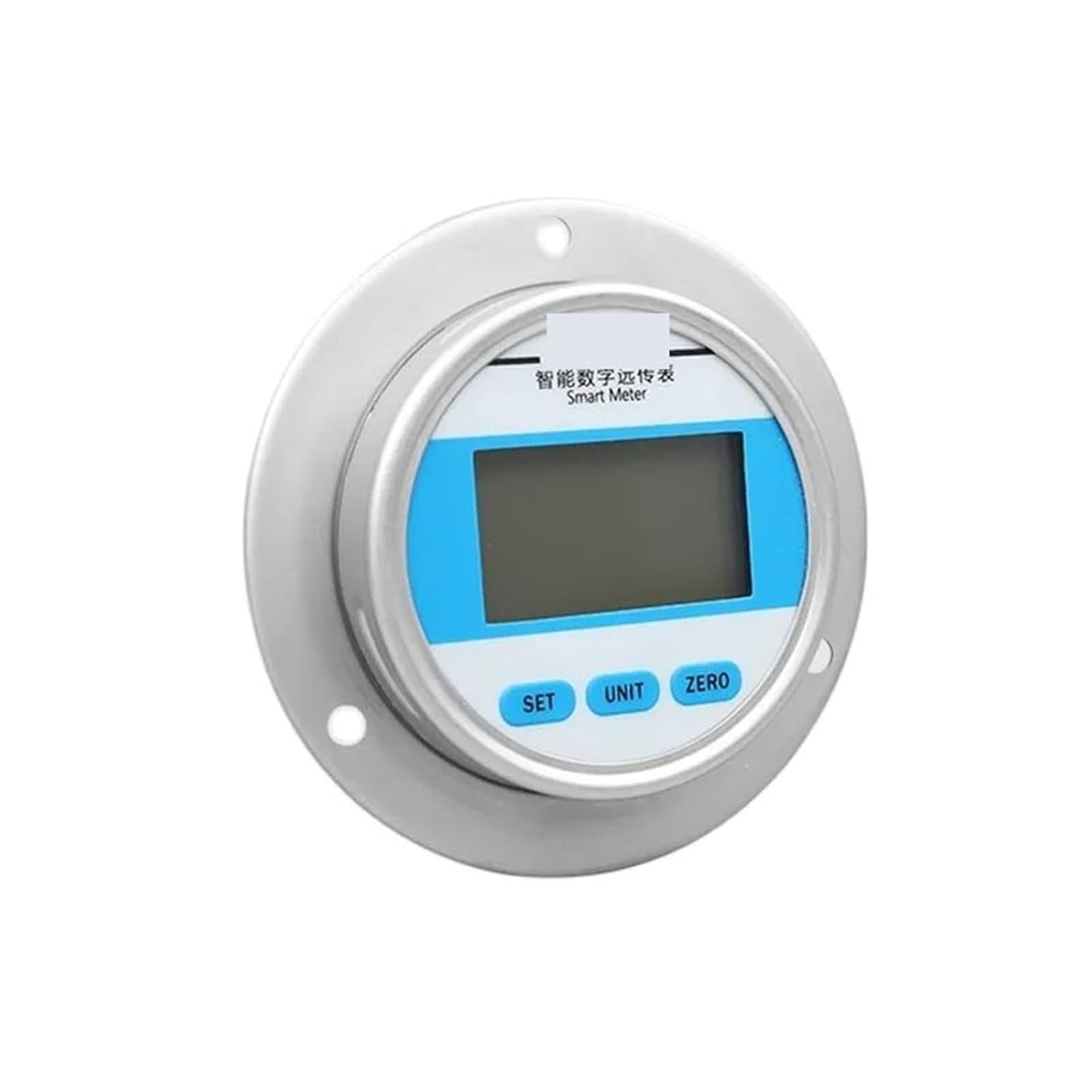 1pcs YBS80ZT Axial Panel Digital Display Remote Transmission Gauge 4-20mA/RS485 LCD Display High Precision Remote Pressure Gauge(10kPa)