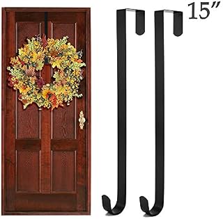 Wish Wreath Hanger Over-The-Door Hooks for Clothing, Towels, Wreaths, Bags Organization and Parties