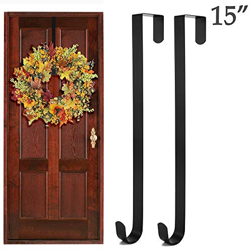 Wish Wreath Hanger Over-The-Door Hooks for Clothing, Towels, Wreaths, Bags Organization and Parties