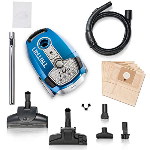 Prolux Tritan Bagged Canister Vacuum with HEPA Filtration and Complete