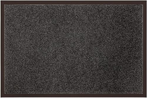 TIENDA EURASIA   Felpudo Rectangular para la Entrada de Exterior con Base de Goma de PVC Antideslizante, Atrapapolvo (80 x 120 cm)