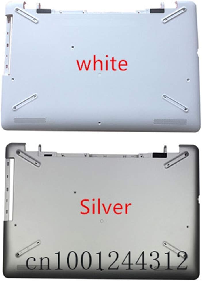 Lysee Laptop Repair Components - For HP 17-BS 17G-BR 17-AK Lower Bottom Base Case Cover 926501-001 926493-001 - (Color: Silver)